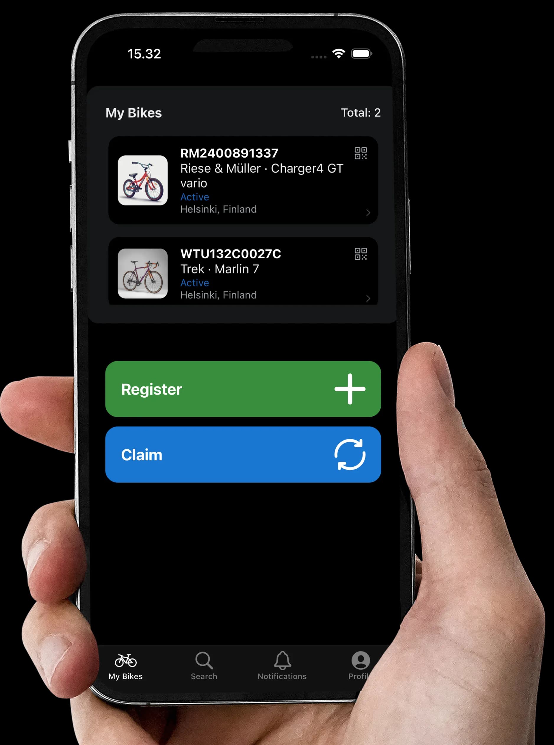 Bike Registry mobile app â register and protect your bicycle
